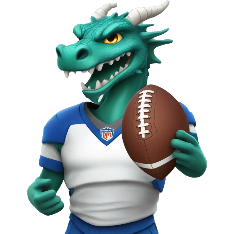 Dragon watch football emoji