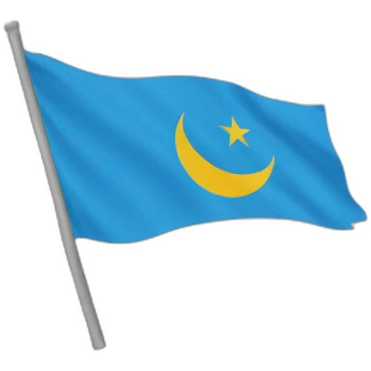 Drapeau Uyghurs  emoji