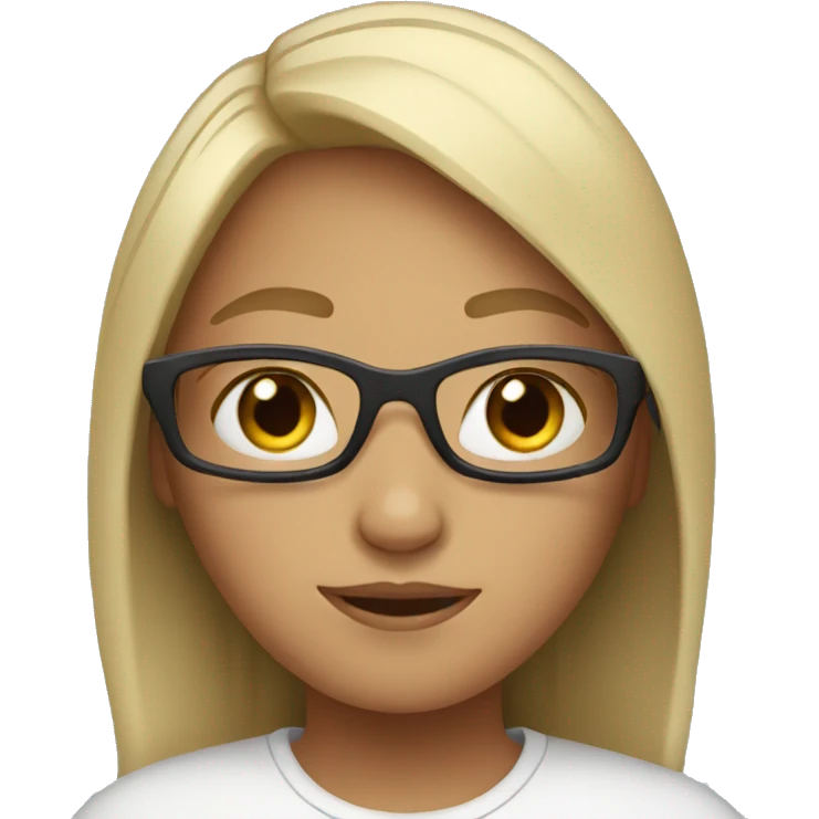 The girl with the ipad  emoji