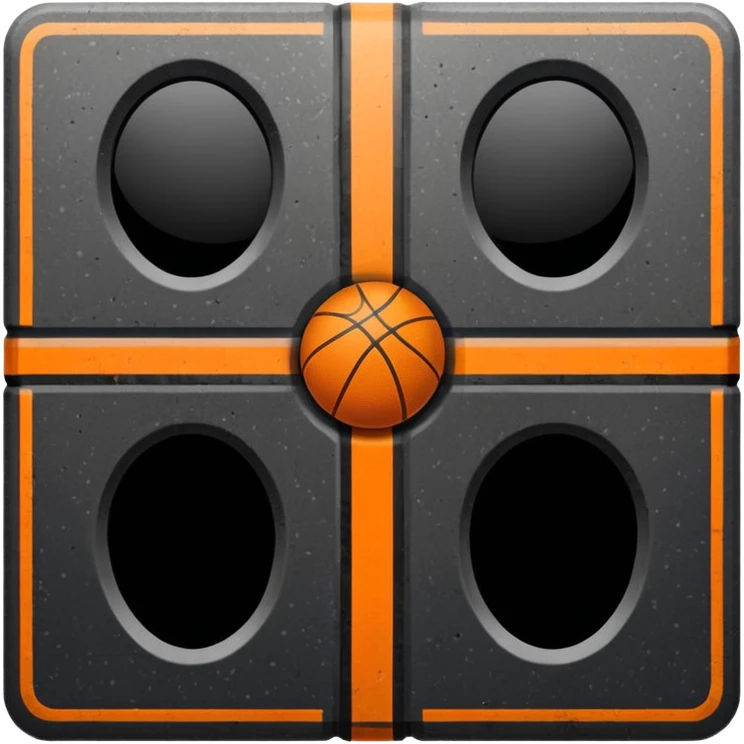 Basketball ground emoji