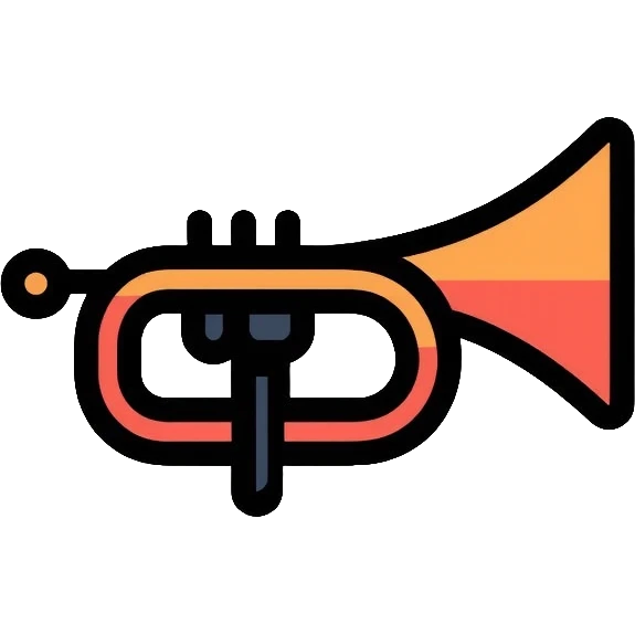 trumpet musical instrument app icon emoji
