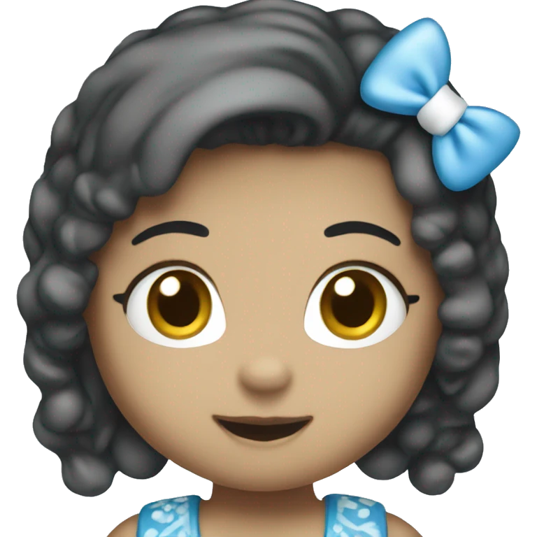 hello kitty in blue  emoji