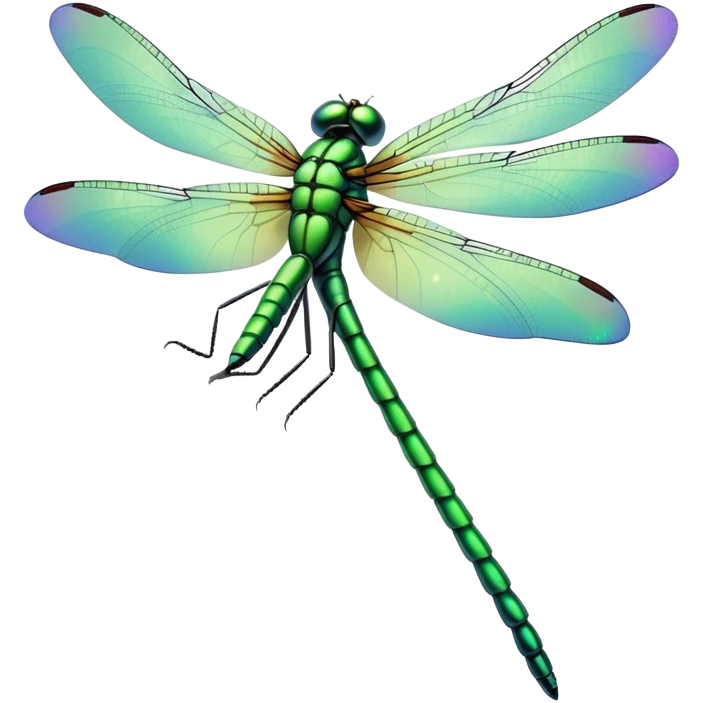 Green dragonfly emoji