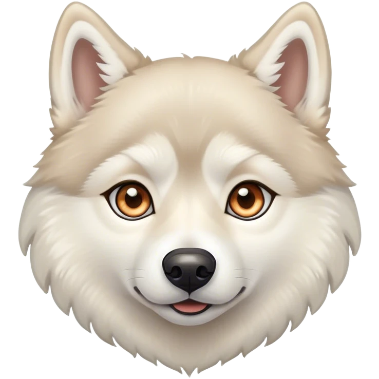 Beige Husky  emoji
