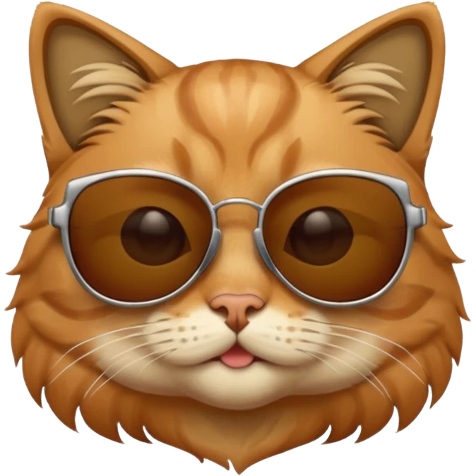 Cat wearing sunglasses emoji