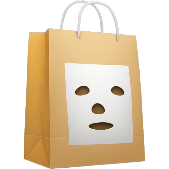 Shopping bag emoji