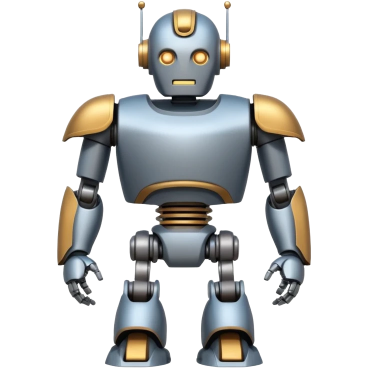 Greek Robot a giant and have good body made of iron and a good face like greek gods  emoji
