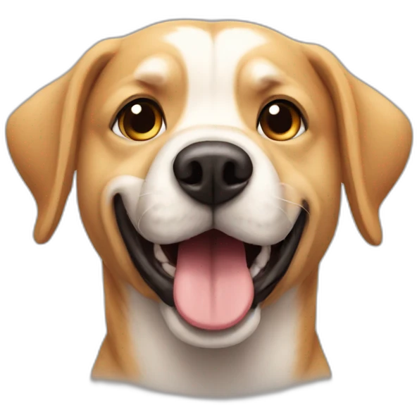 Super dog emoji
