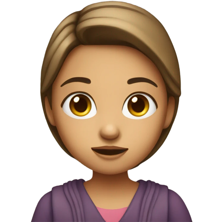 girl with book emoji