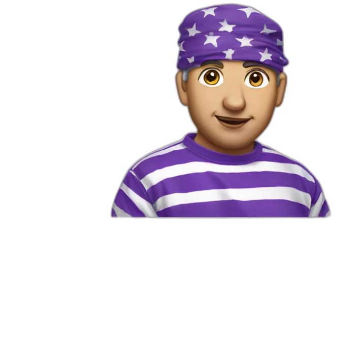 Prison Mike wearing a bandana emoji