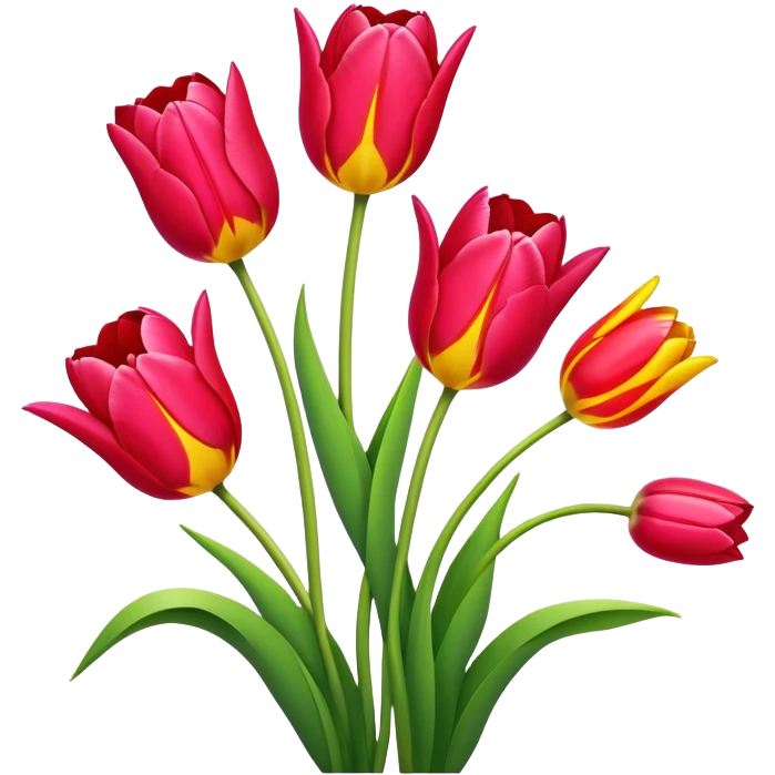 Tulips 
 emoji