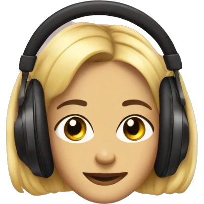 Coquette headphones  emoji