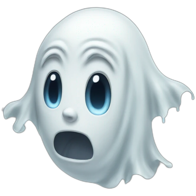 ghost cry emoji
