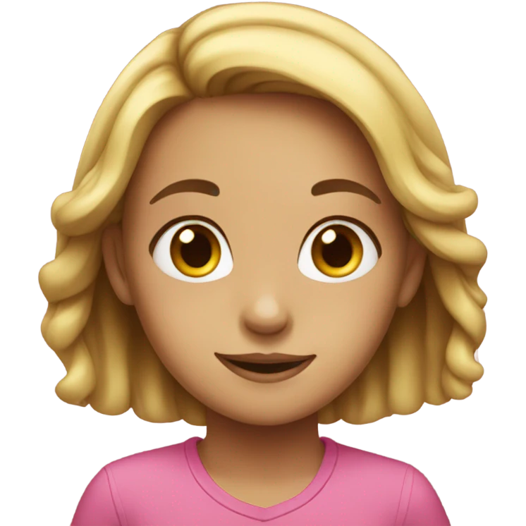 Girl who won emoji