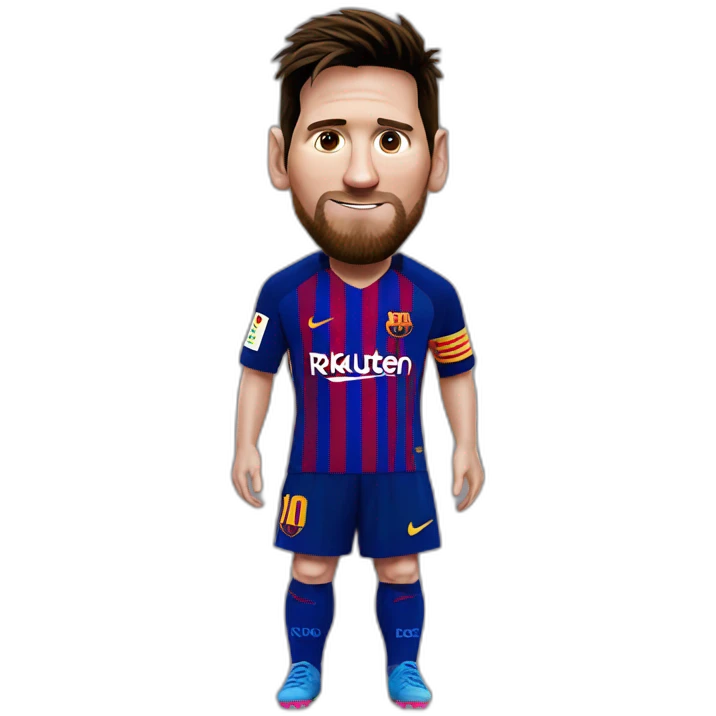 Messi at barcelona emoji
