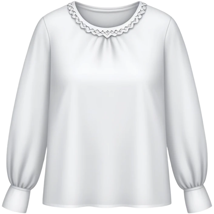 blouse blanche emoji