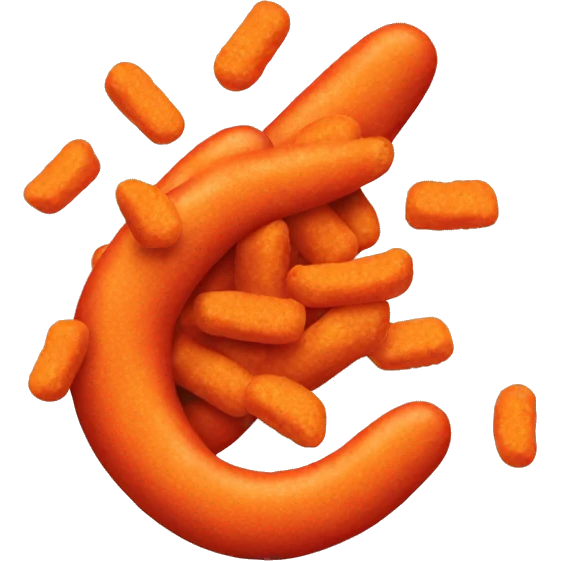 Hot cheetos emoji