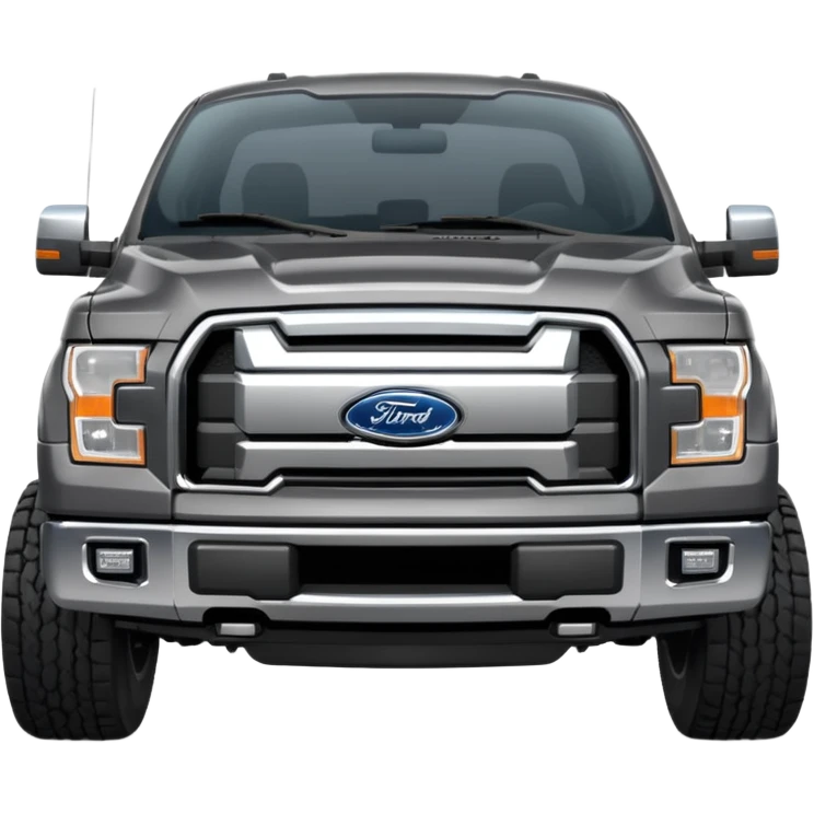 Dark Grey Ford F150 emoji