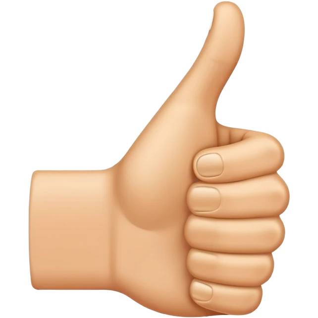 thumbs up emoji
