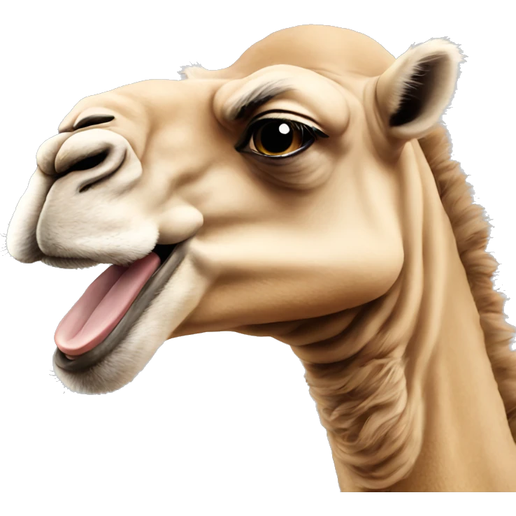 Camel smile emoji
