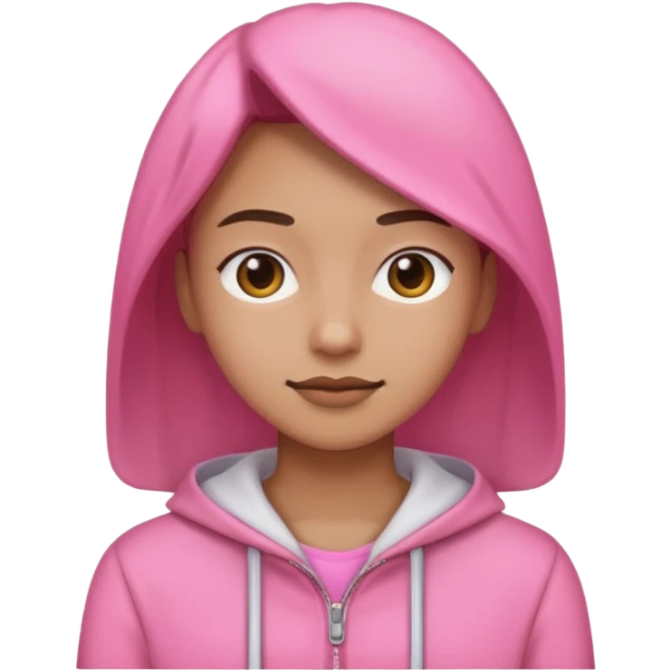 @ in pink emoji