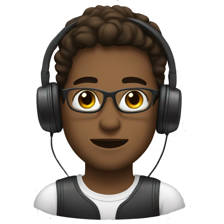 Myself with headphones on emoji