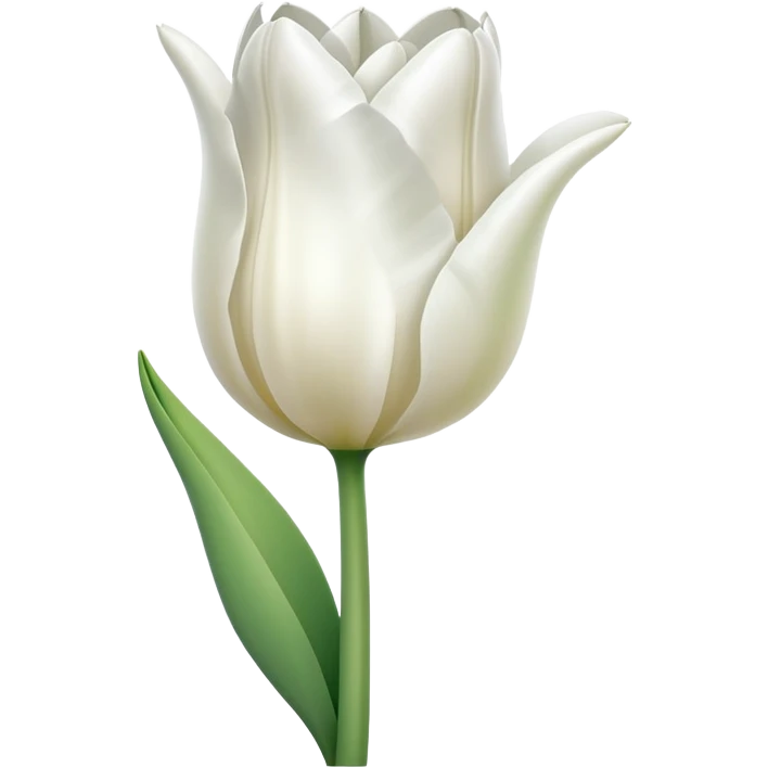 White tulip emoji
