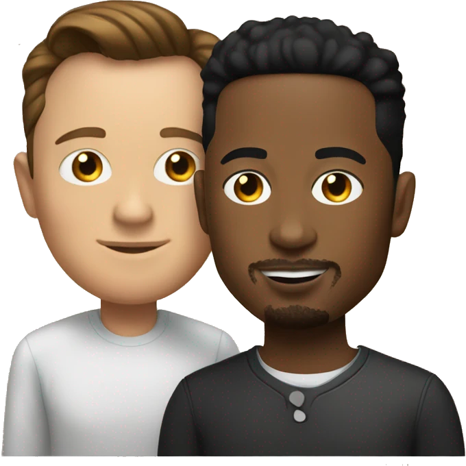 Elon Musk with a Black Man emoji