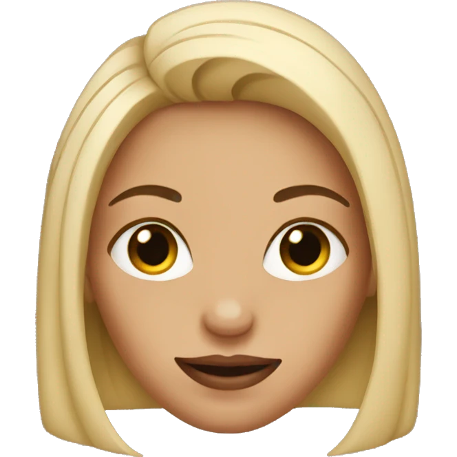 Woman with nails emoji