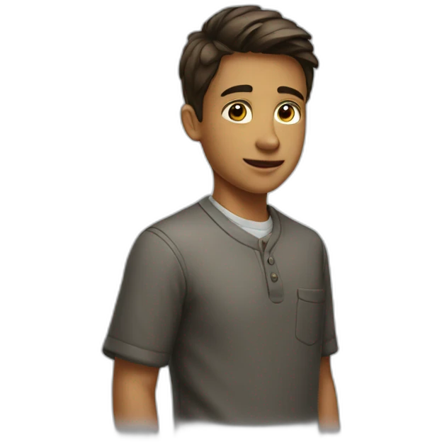 Smart boy emoji