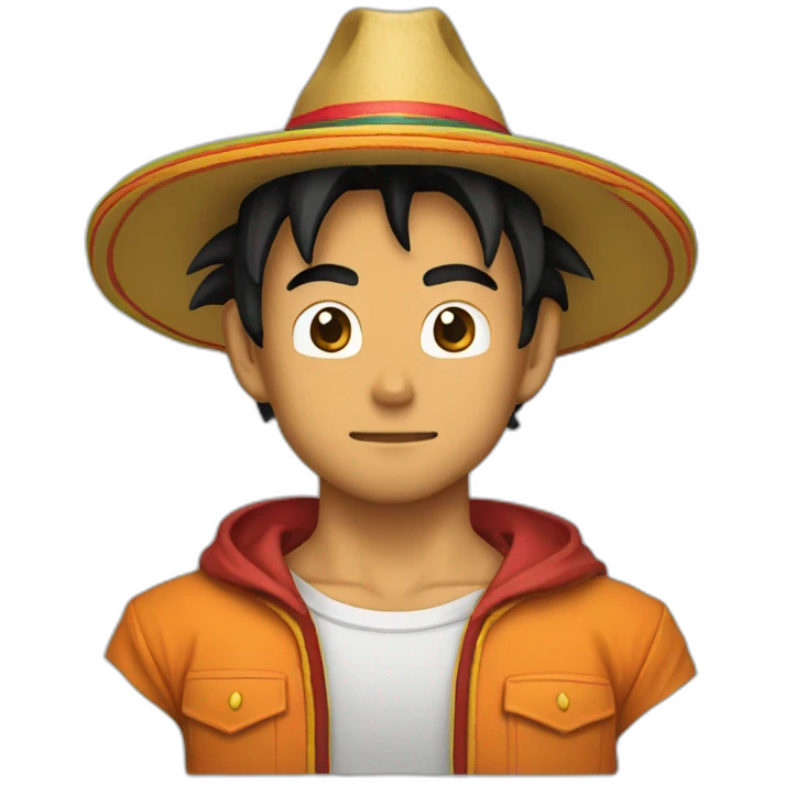 goku con un sombrero mexicano emoji