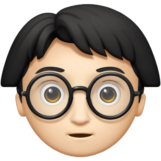 only harry potter glasses emoji