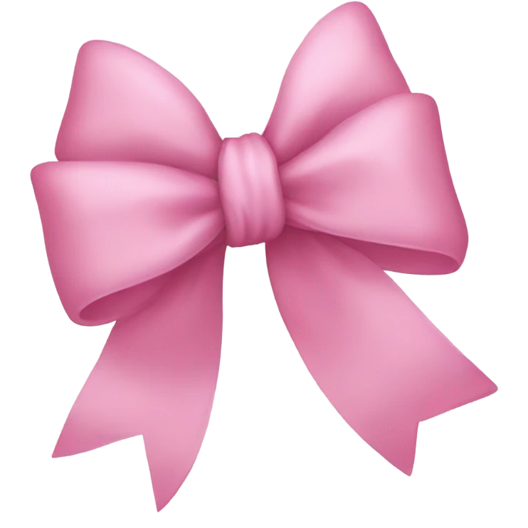 Pink bow emoji