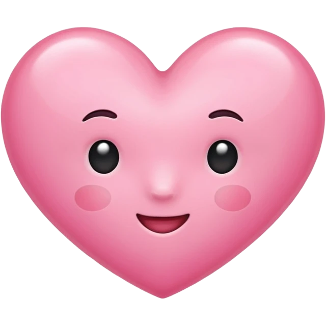 Cute pink emoji