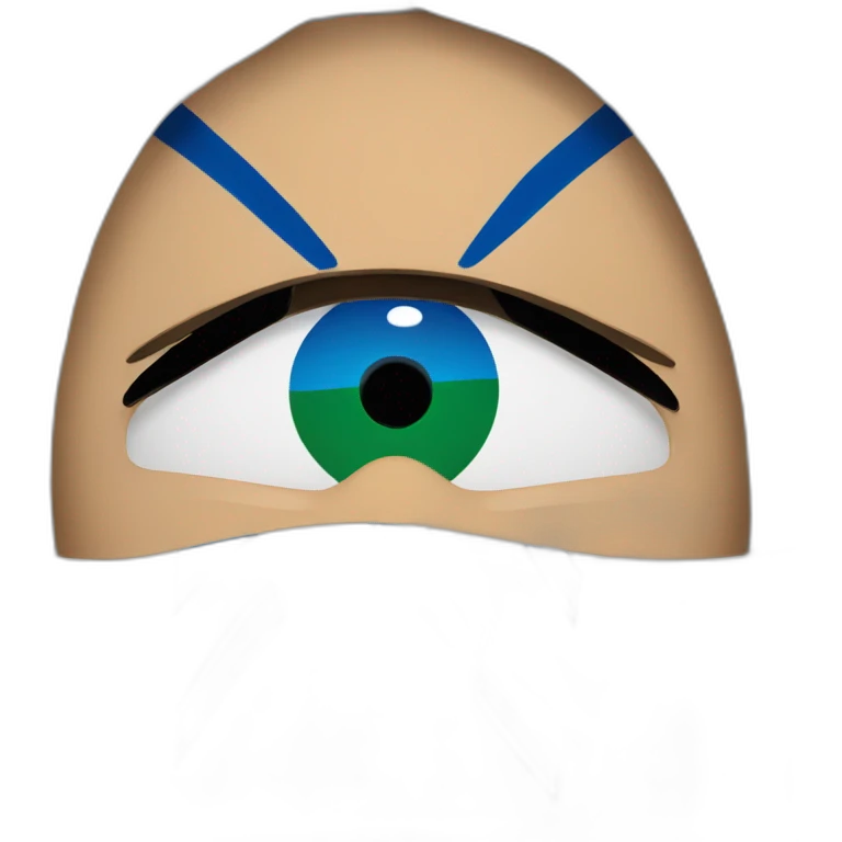 Muslim crying with israel flag  emoji