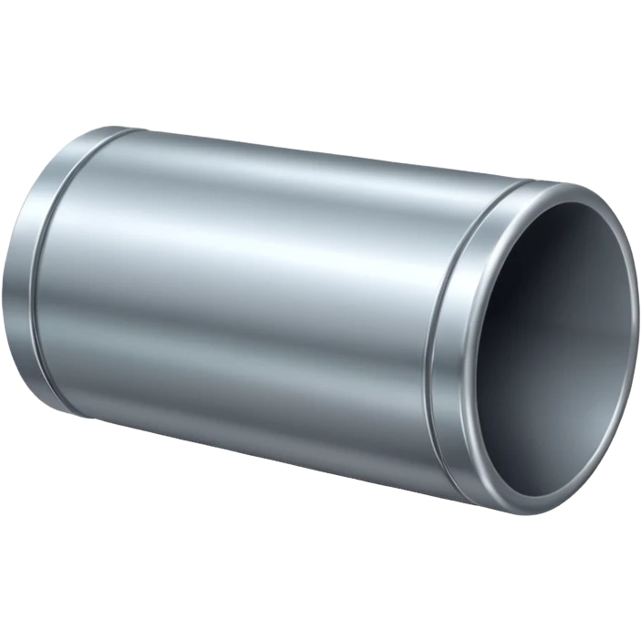 A shiny silvery iron metal pipe emoji