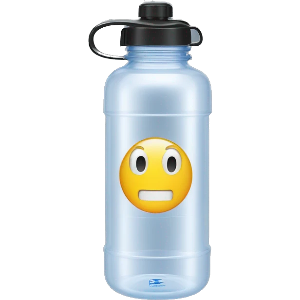 Nalgene plastic water bottle emoji