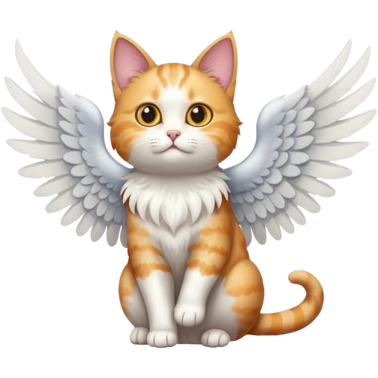 Flying cat emoji