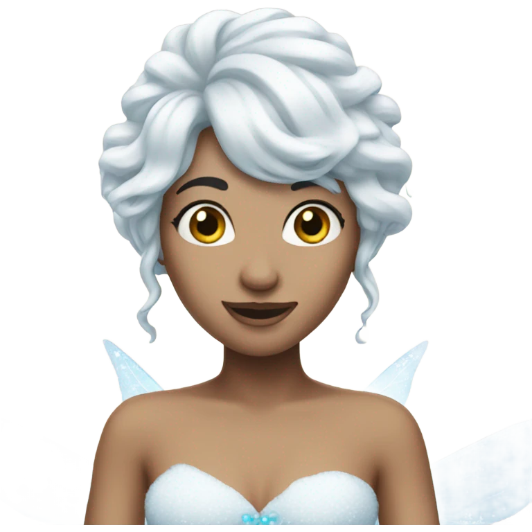 snow fairy  emoji