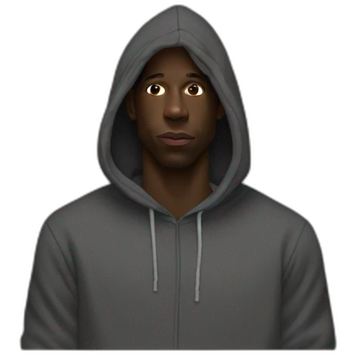 Travis Scott with hoodie  emoji
