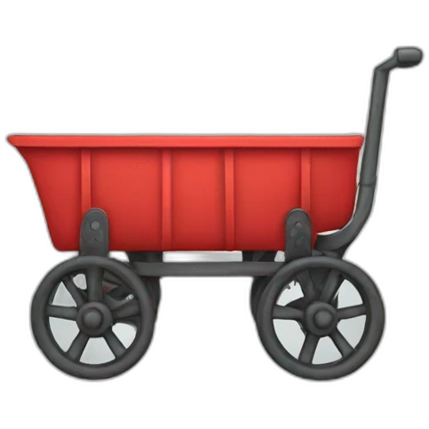 Red wagon emoji