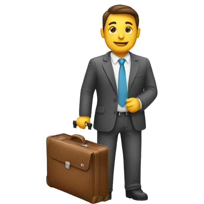 business suitcase emoji