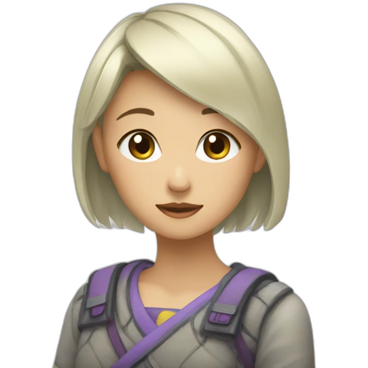 双马尾少女 emoji