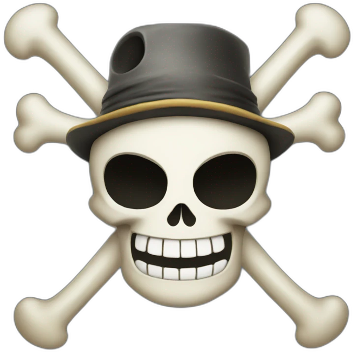 one piece jolly roger emoji