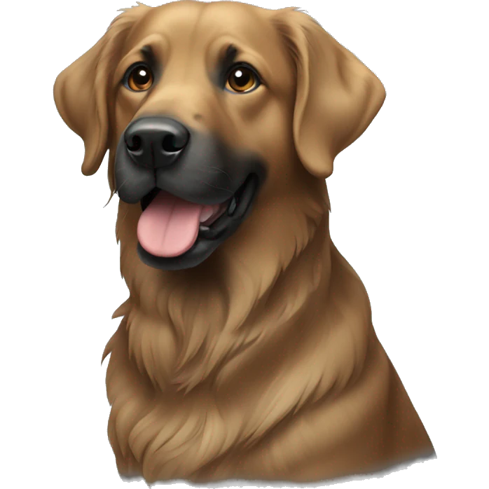Black retriever  emoji