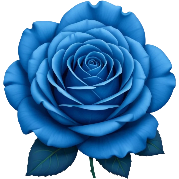blue rose   emoji