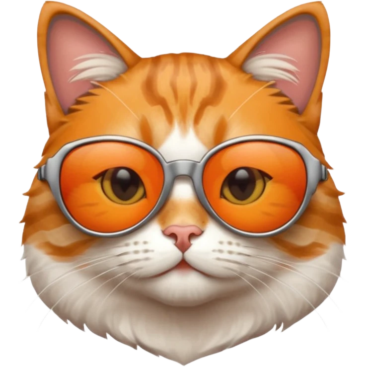Cat wearing sunglasses emoji