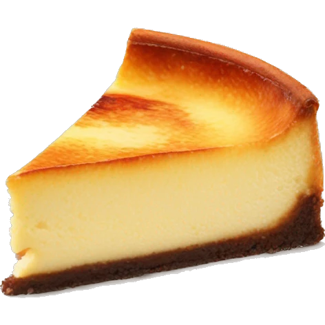 burnt basque cheesecake emoji