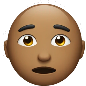 Circle face with side face emoji