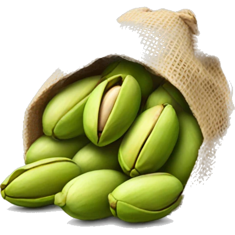 pistachios in a bag emoji